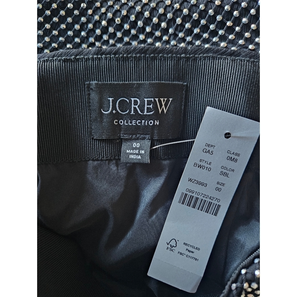 J.Crew Collection Side-Slit Rhinestone Skirt - Picture 7 of 15